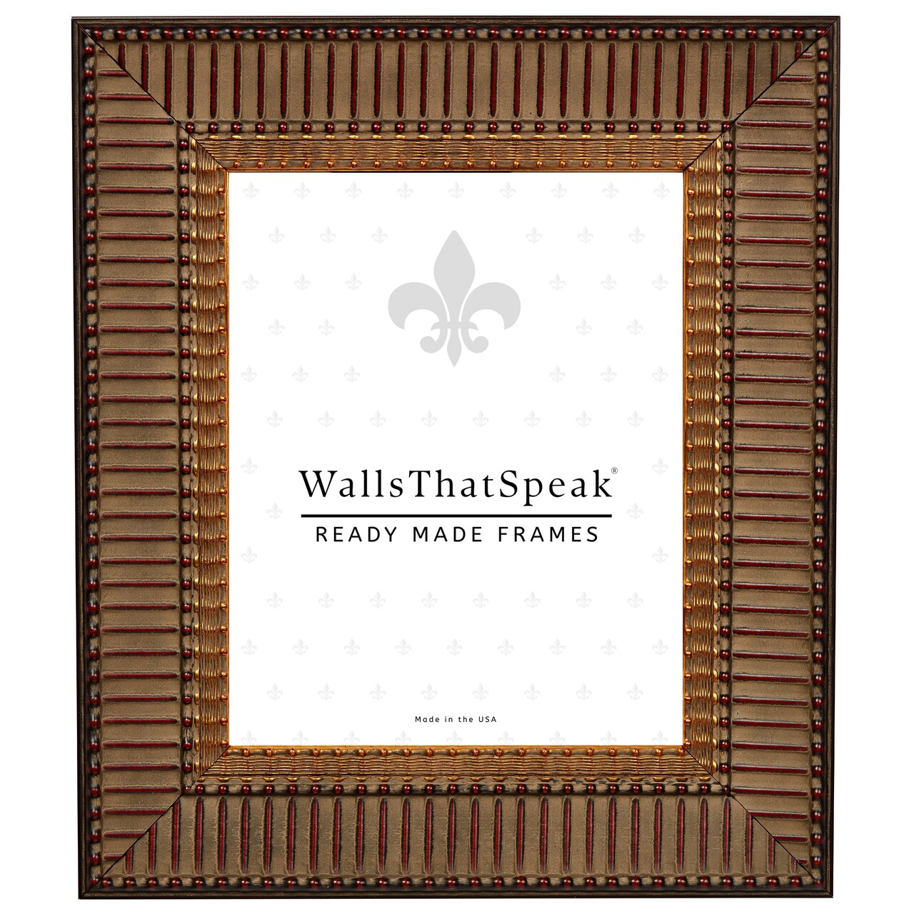 24x36 Picture Frame, Chapelle 2.5 Inch Wood Moulding, Wall Display Frame for Art, Posters, or Photos by wallsthatspeak